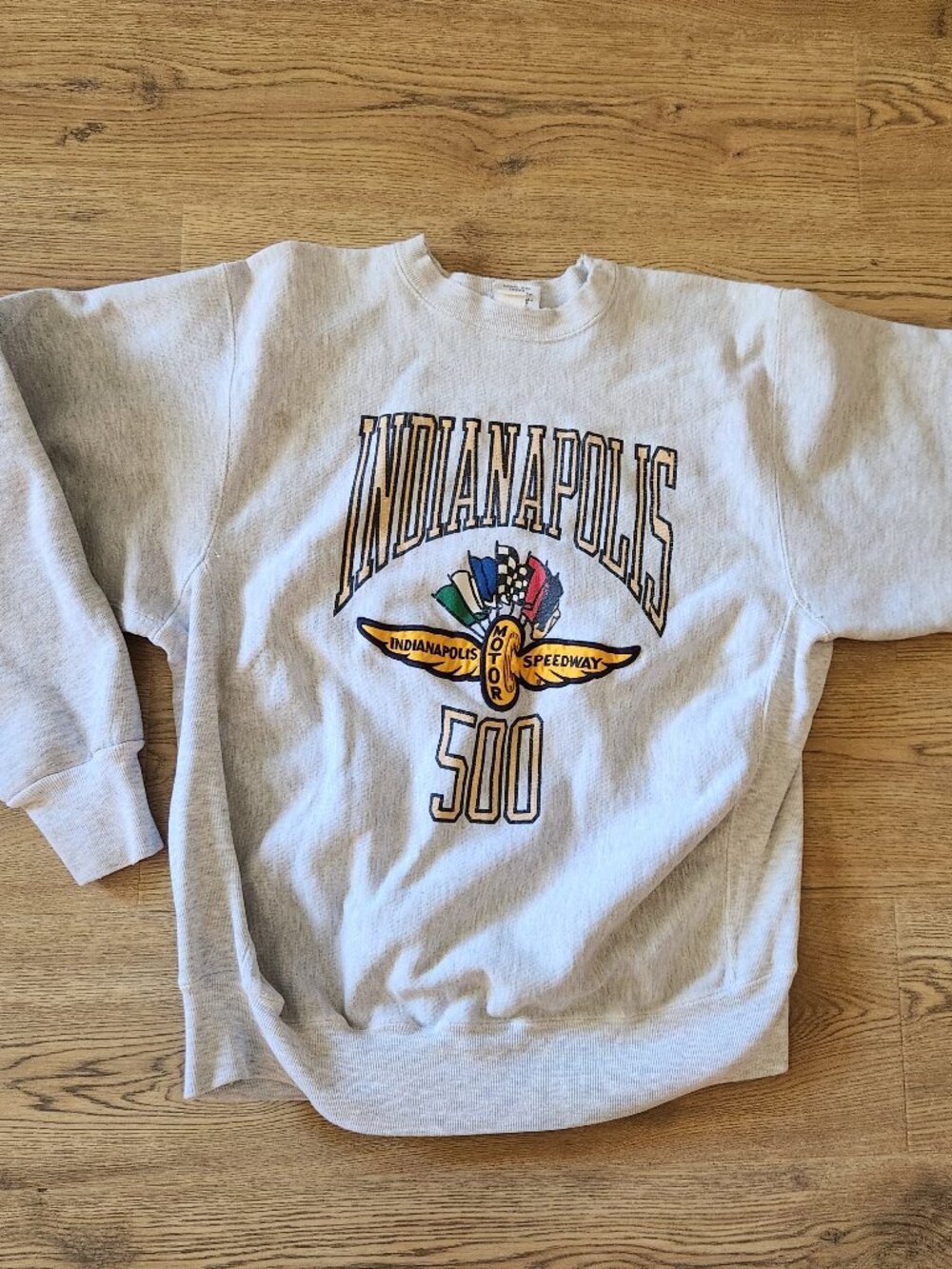 Vtg 80s Indianapolis 500 Speedway Crewneck Sweatshirt